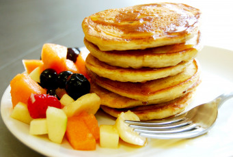 Картинка еда блины +оладьи фрукты оладьи