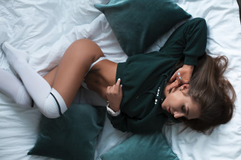 Картинка девушка девушки -unsort+ брюнетки темноволосые модель