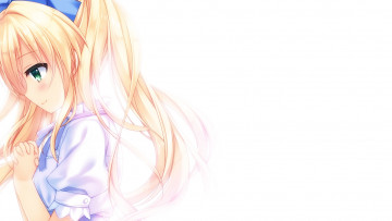 Картинка аниме summer+pockets девушка фон взгляд