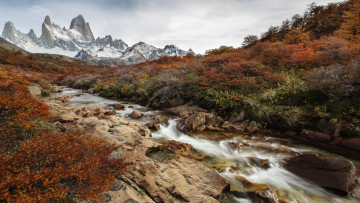 Картинка природа реки озера речушка горы