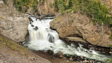 Картинка природа водопады горы река