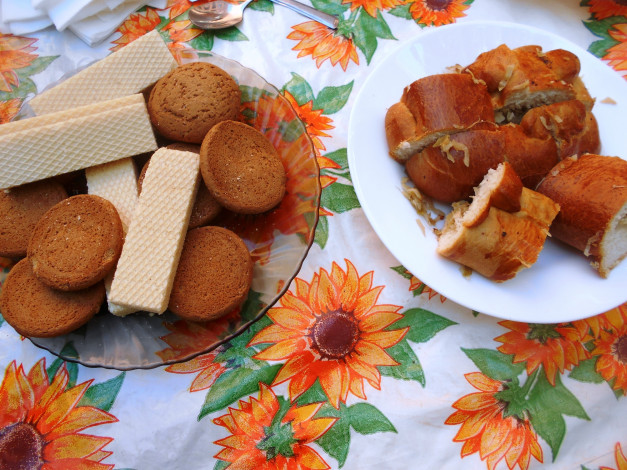 Обои картинки фото еда, пирожные,  кексы,  печенье, печенье, вафли, пирог