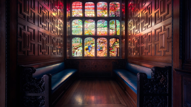 Обои картинки фото интерьер, убранство,  роспись храма