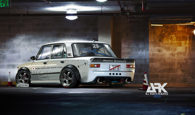 Обои картинки фото автомобили, виртуальный тюнинг, vaz