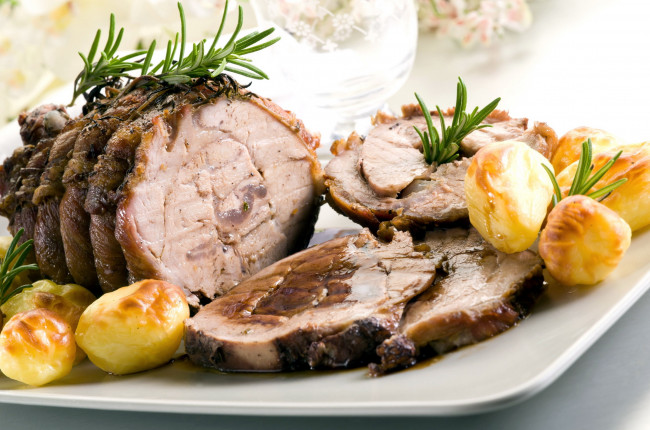 Обои картинки фото еда, мясные блюда, буженина, мясо