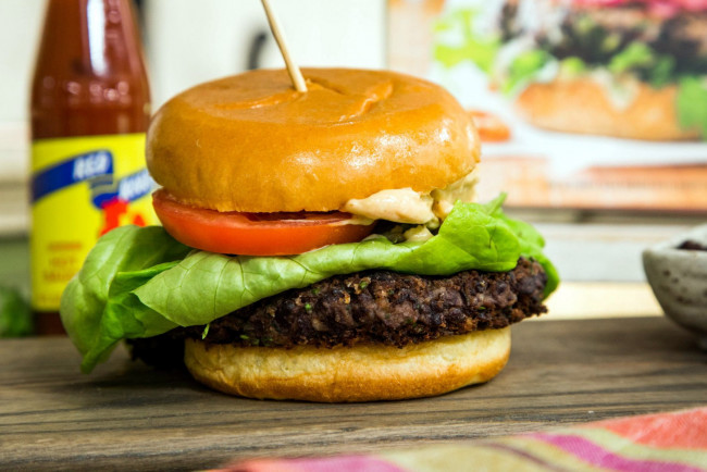 Обои картинки фото еда, бутерброды,  гамбургеры,  канапе, гамбургер