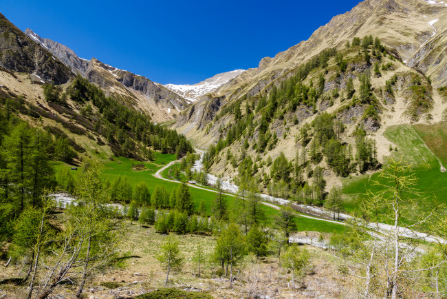 Обои картинки фото природа, горы, простор