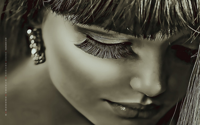 Обои картинки фото календари, компьютерный дизайн, calendar, девушка, лицо, макияж, 2019, женщина