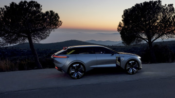 Картинка автомобили renault концепт morphoz suv кроссовер электромобиль