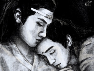 Картинка рисованное кино +мультфильмы лань сичень цзинь гуаньъяо