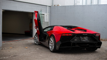 Картинка автомобили lamborghini aventador lp 720-4 rosso mars