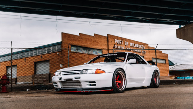 Обои картинки фото автомобили, nissan, datsun, skyline, gt-r, r32