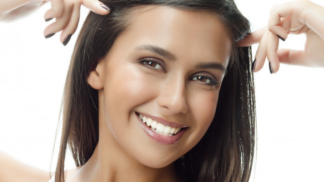 Обои картинки фото девушки, - лица,  портреты, шатенка, лицо