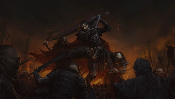 Картинка фэнтези люди темное фэньези сражение