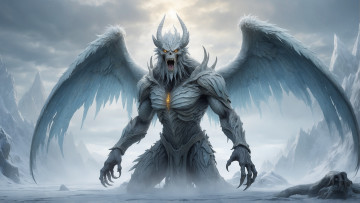 Картинка 3д+графика ужас+ horror демон