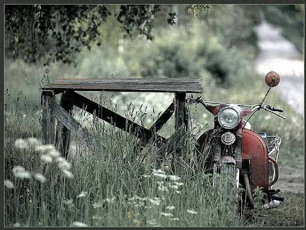 Обои картинки фото retro, мотоциклы, другое