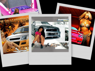 Картинка автомобили авто девушками