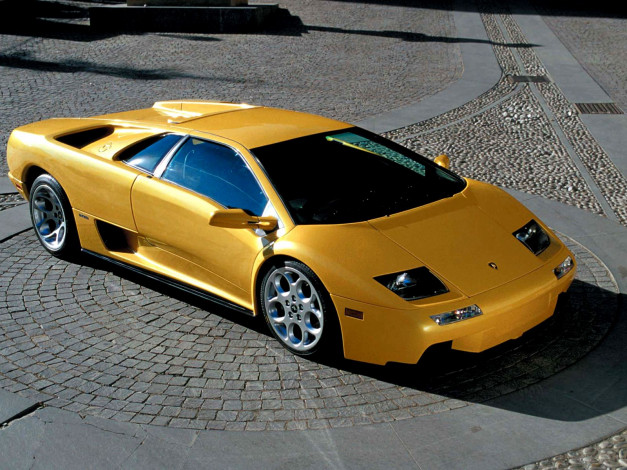 Обои картинки фото lamborghini, diablo, автомобили
