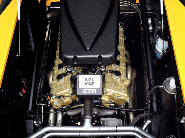 Обои картинки фото lamborghini, diablo, автомобили, двигатели