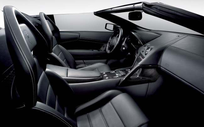Обои картинки фото lamborghini, murcielago, lp640, roadster, автомобили, интерьеры