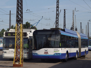 Картинка рижский троллейбус техника троллейбусы