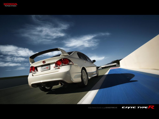 Обои картинки фото honda, civic, type, автомобили