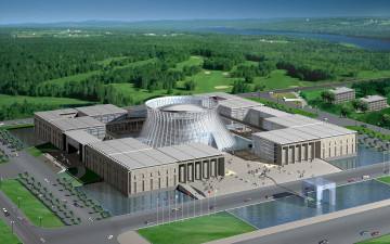 Картинка 3д графика architecture архитектура