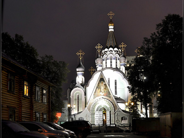 Обои картинки фото авт, elenа, храм, сокольниках, города, москва, россия
