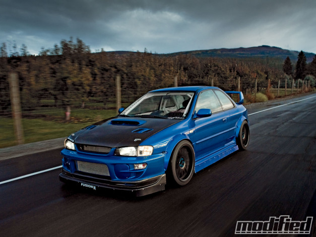 Обои картинки фото 1998, subaru, impreza, 25rs, coupe, автомобили