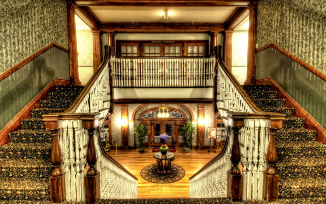 Обои картинки фото интерьер, холлы, лестницы, корридоры