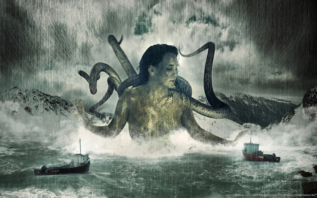 Обои картинки фото medusa, фэнтези, существа