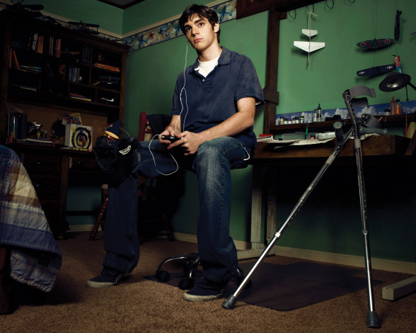 Обои картинки фото breaking, bad, кино, фильмы, rj, mitte, walter, white, jr