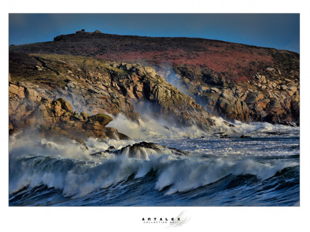 Обои картинки фото природа, побережье, прибой, волны, камни