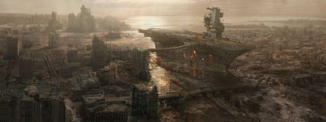 Обои картинки фото fallout, видео, игры, город