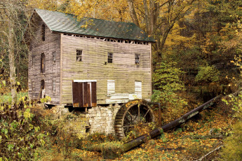 Картинка разное мельницы мельница река