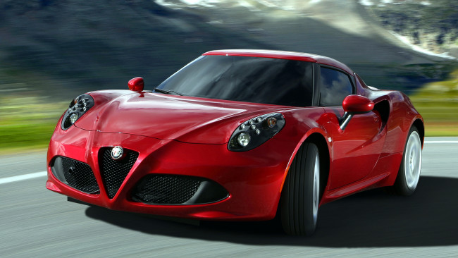Обои картинки фото alfa, romeo, 4c, автомобили, италия, легковые, automobiles, s, p, a, fiat, group