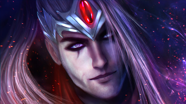 Обои картинки фото league of legends, фэнтези, люди, league, of, legends, парень, lol, varus, arrow, retribution