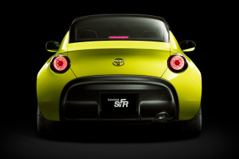 обоя автомобили, toyota, s-fr, concept, желтый, 2015г