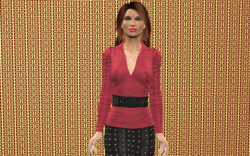 Картинка 3д+графика люди+ people фон взгляд девушка