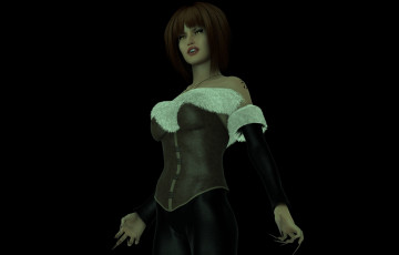 Картинка 3д+графика люди+ people взгляд девушка фон