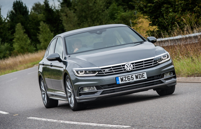Обои картинки фото автомобили, volkswagen, r-line, passat, uk-spec, b8, 2015г