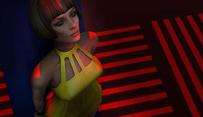 Обои картинки фото 3д графика, люди , people, девушка