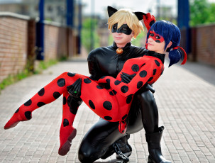 Картинка разное cosplay+ косплей леди баг и супер кот