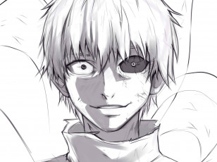 Картинка аниме tokyo+ghoul kaneki