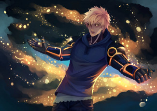 Картинка аниме one+punch+man генос