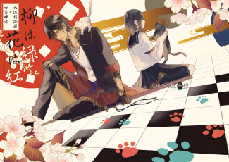 Картинка аниме touken+ranbu танец мечей