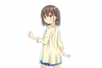 Картинка аниме unknown +другое девушка фон взгляд