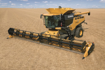 Картинка техника комбайны claas