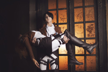 Картинка разное cosplay+ косплей атака титанов