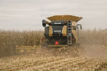 Картинка техника комбайны claas